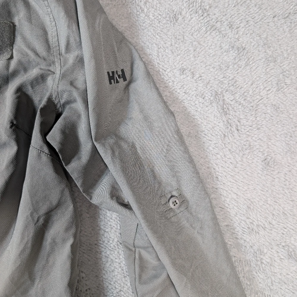 Helly‎ Hansen Crested Butte Button Down Shirt Gray Size Medium - Picture 3 of 8